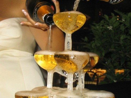 Champagne and cake: a perfect match! - Photo: Gold Purity