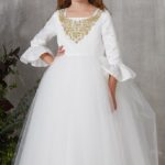 Most Popular First Holy Communion Dresses with Sleeves For Your Girls