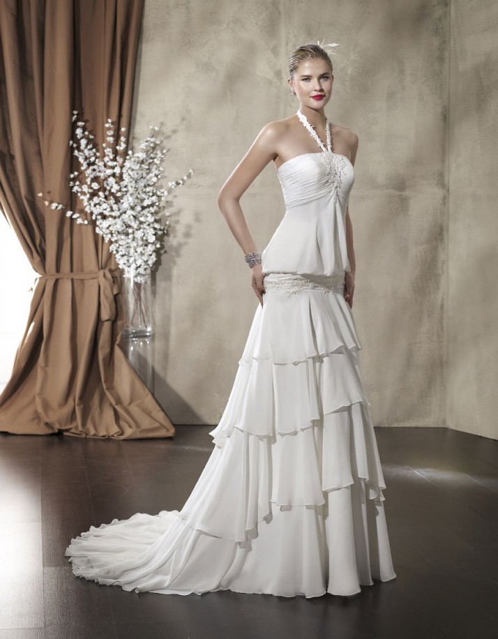 vestidos de novia tendencia 2014 novias delgaditas  vestidos de moda 