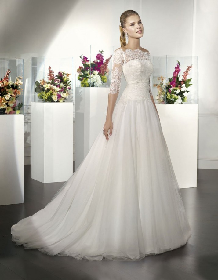 vestidos de novia tendencia 2014 novias delgaditas  vestidos de moda 
