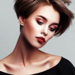 Latest fashion trend with short hairstyle