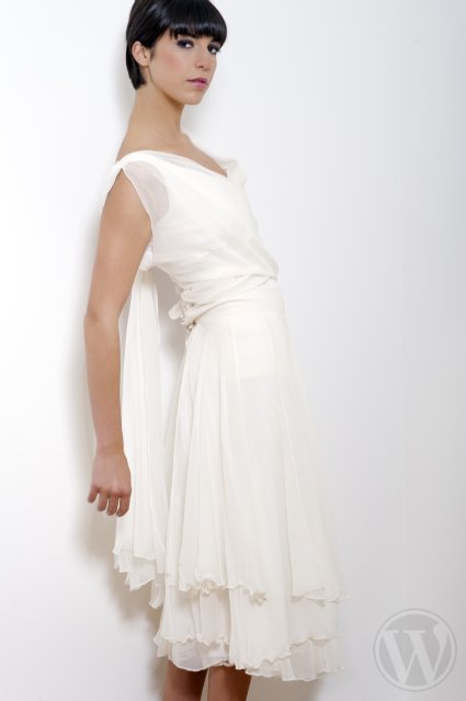 Short wedding dress - Odile Leonard 2012